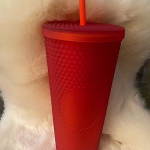 Red Studded Starbucks Tumbler